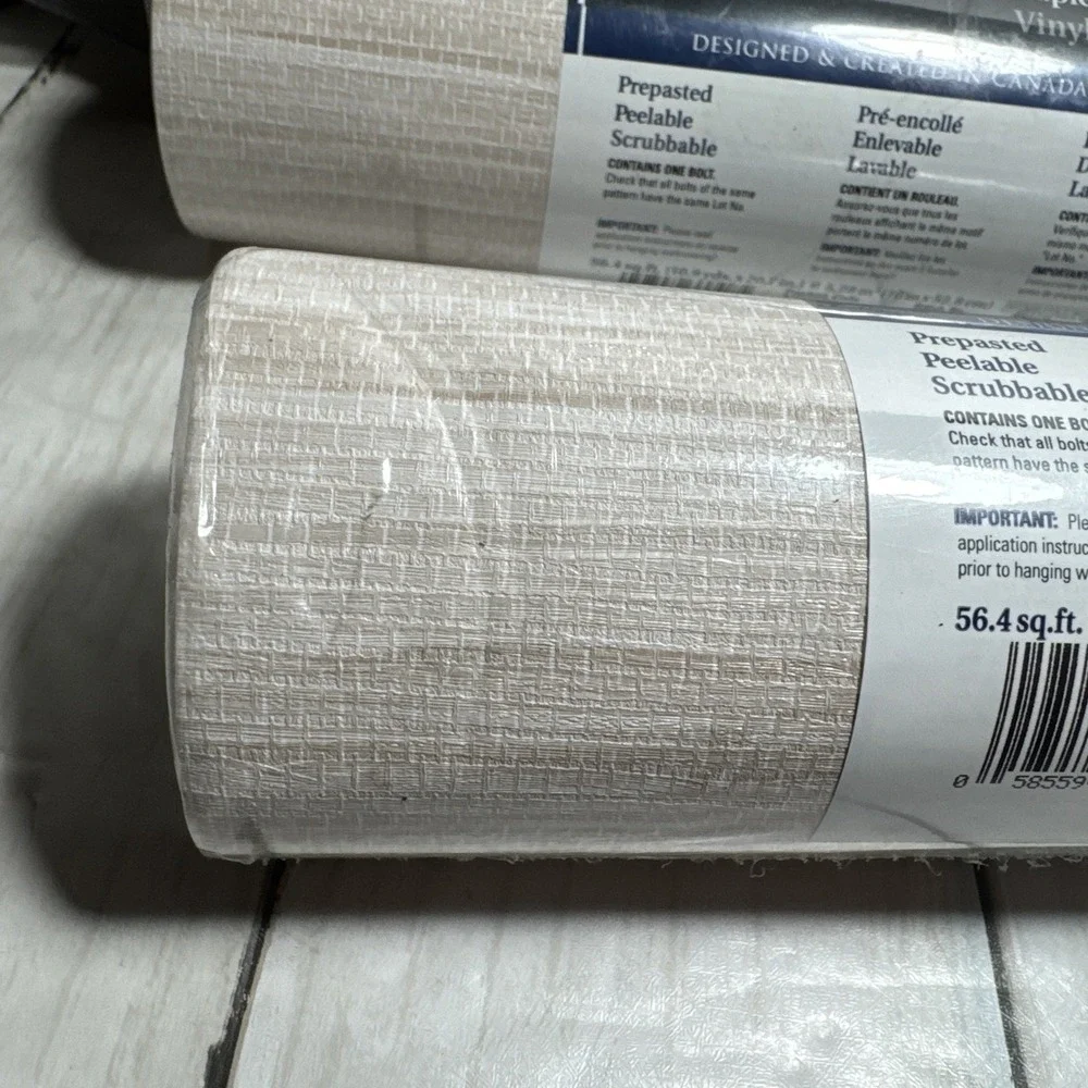 Norwall Concerto Collection NT33708 284A Grasscloth Wallpaper Taupe 2 Rolls